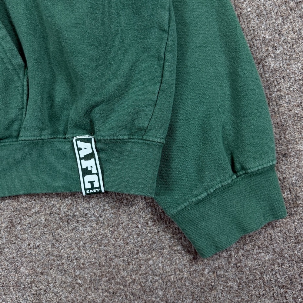 Vintage NFL Team Apparel NY Jets Football Green Hooded Zip Up Sweatshirt Size XL - Picture 5 of 9